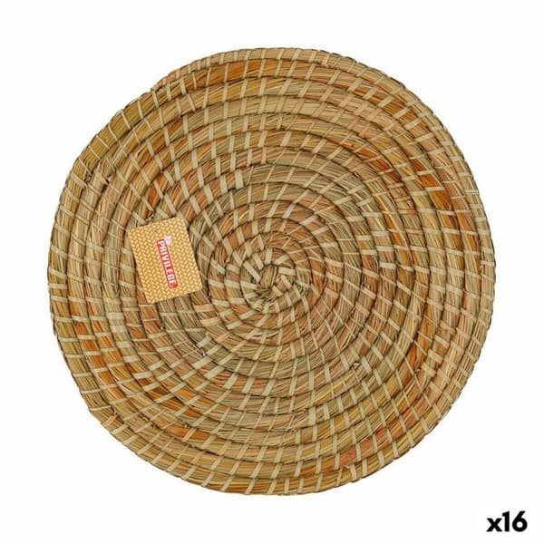 Bordsunderlägg Privilege Korne Brun vide Ø 35 cm (16 antal)