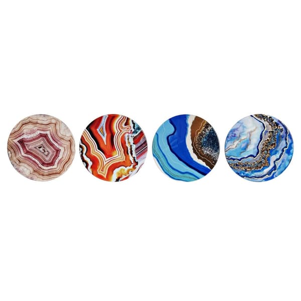 Underlägg DKD Home Decor Dolomite Kork Modern (4 pcs)