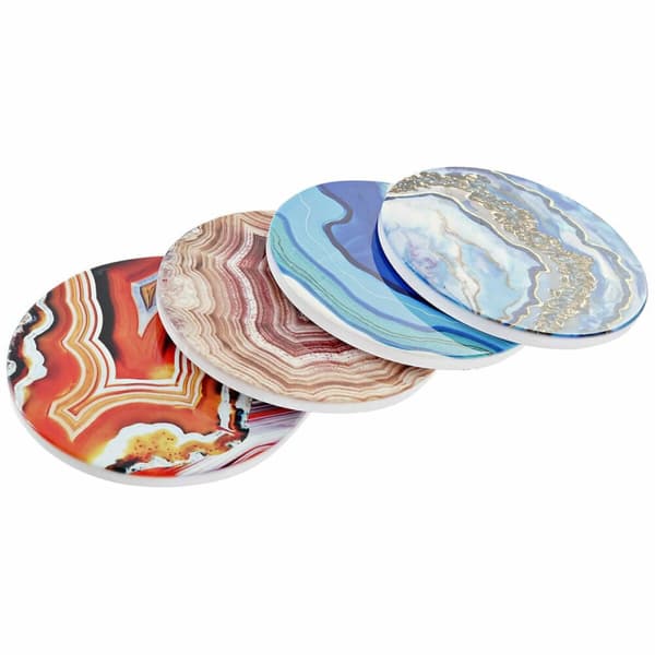 Underlägg DKD Home Decor Dolomite Kork Modern (4 pcs)
