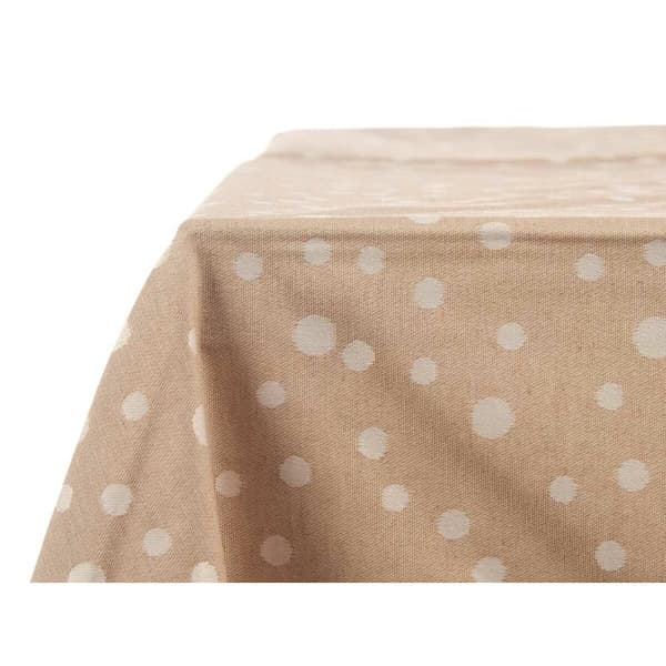 Pöytäliina Kinvara BABEL BEIGE 41 Valkoinen Beige Jacquard