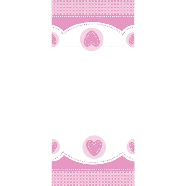 Creative Party Sød baby elefant borddækning Pink One Size