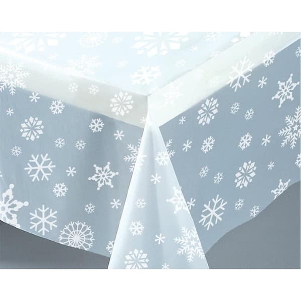 Unique Party Snöflinga i plast för festbord Clear One Size