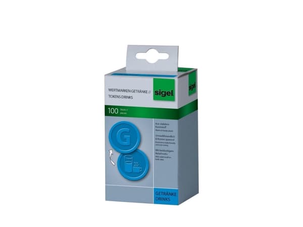 Sigel WM007, Rund, Polypropylen (PP), Blå, 2,5 cm, 25 mm, 25 mm