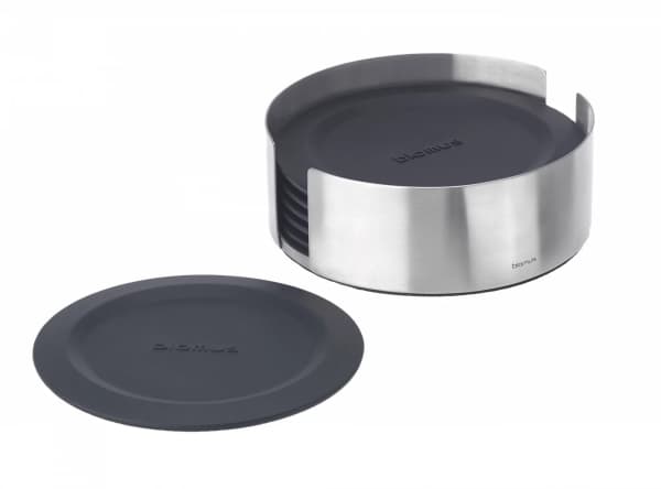 Blomus Set 6 lasinaluset LARETO, musta