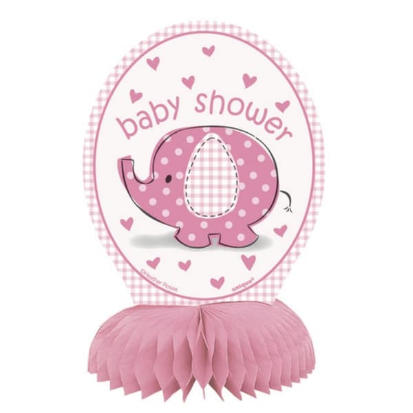 Unique Party 6 tommer honeycomb - lyserøde paraplyer Pink One Size