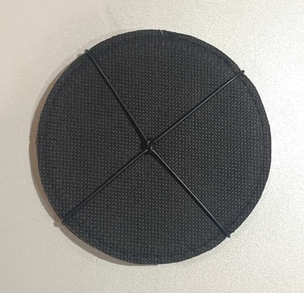 Coasters Grå læderlook 4-pak