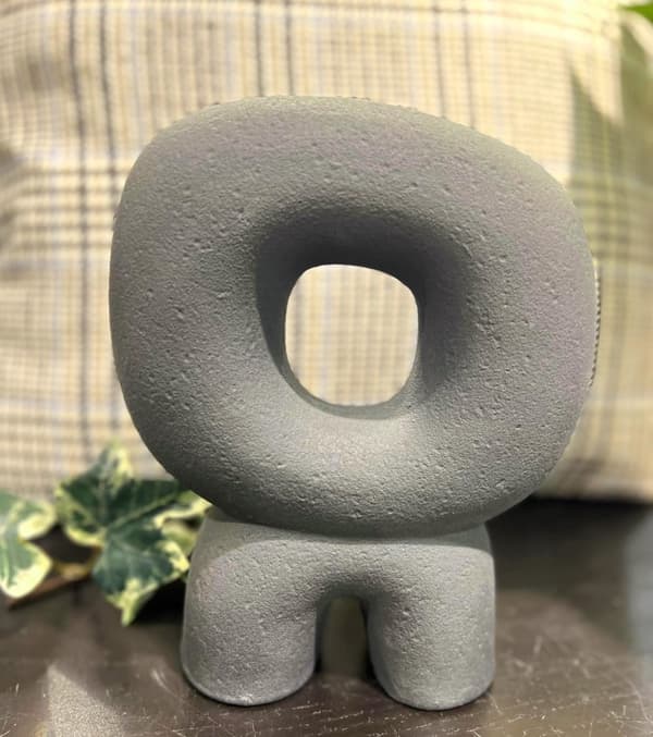 Dekoration Sort Keramik 21 cm