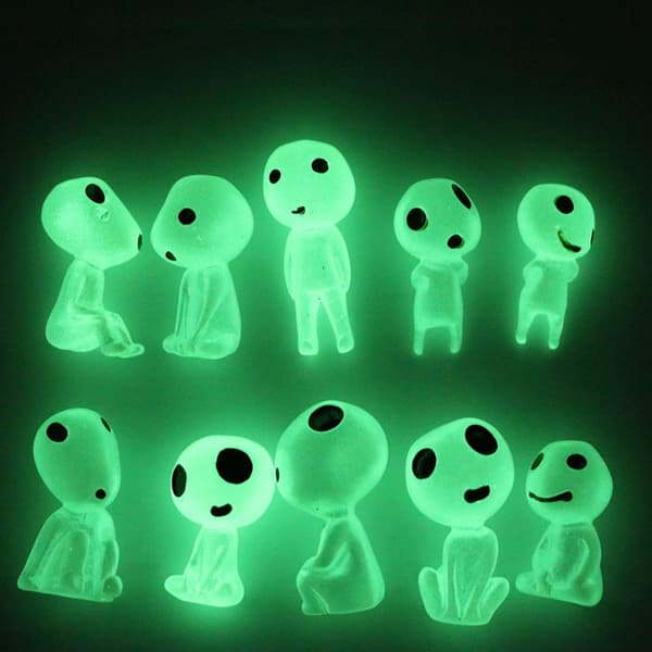 5x Självlysande Minifigurer - Kodama