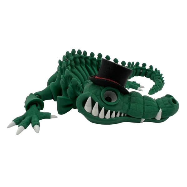 MagiCroc krokodillemagikeren flexi skelet dekoration