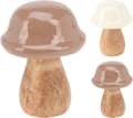 Miniatyrbillede 2 af 2: Svamp Brun Dekoration Trä 7x10 cm