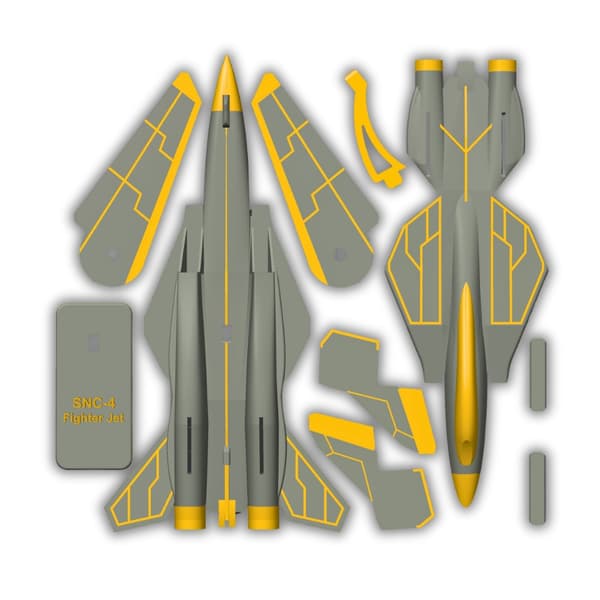 F-14 Tomcat SNC-4 jagerfly-display gjør det selv