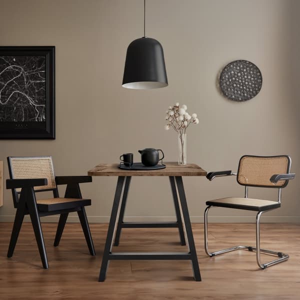 Pöydän jalat taulukko alusta A suunnittelu teollinen muotoilu taulukko pohja 70 x 72 cm teräs