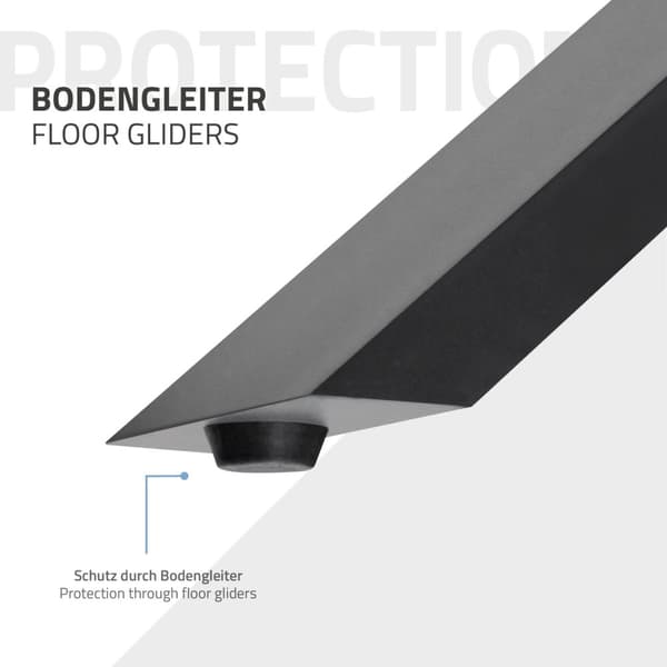 Table legs tabelramme X bordben industrielt design Bordfod 60 x 72 cm stål