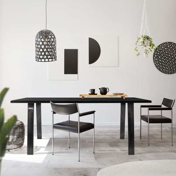ML-Design 2 stk. Bordben Loft 75x72 cm; Industriel; Profil 8x2 cm; af stål; Industrielt design; U-form; Metal bordramme scandic; Bordben