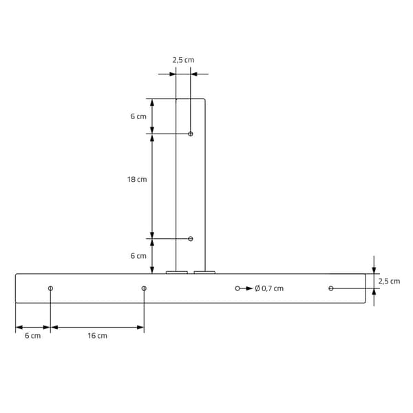 ML-Design 2-delat bordssats B60xH72 cm i T-form; metall; svart; industriell design; kufunderrede för matbord och skrivbord; bordsben; bordskidor;