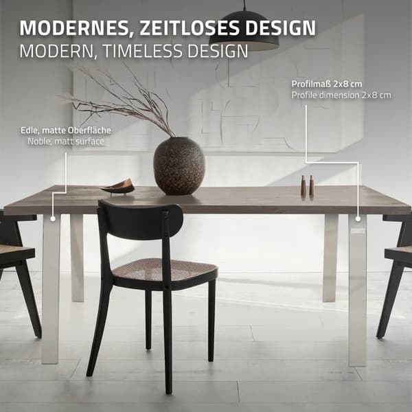 Pöydänjalat 2 kpl 90x72 cm hopea ruostumaton teräs ML design
