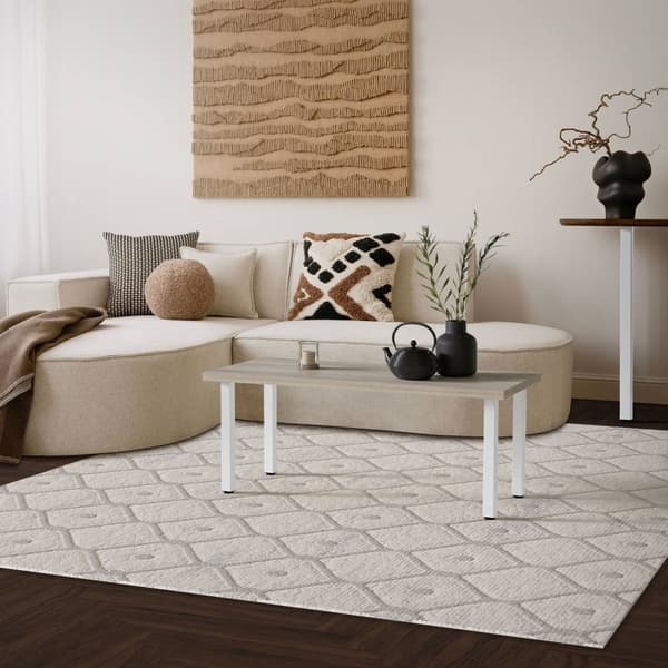 ML-Design set med 4 bordsben I-Design 42 cm, blank vit, av pulverlackerat stål, kantig, fyrkantig profil 4x4 cm, höjdjusterbara möbelben 1-4 cm,
