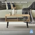 Miniatyrbild 4 av 9: ML-Design set om 4 bordsben vinklade H:30 cm, blank svart, tillverkade av pulverlackerat stål, kantiga, profil 4x4 cm, I-form, möbelben metall 96°