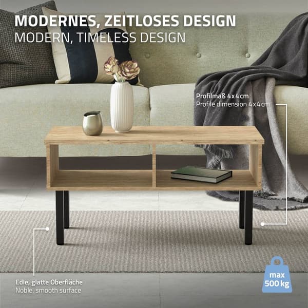ML-Design set med 4 bordsben I-Design 30 cm, blank svart, av pulverlackerat stål, kantiga, profil 4x4 cm, höjdjusterbara möbelben 1-4 cm, möbelben