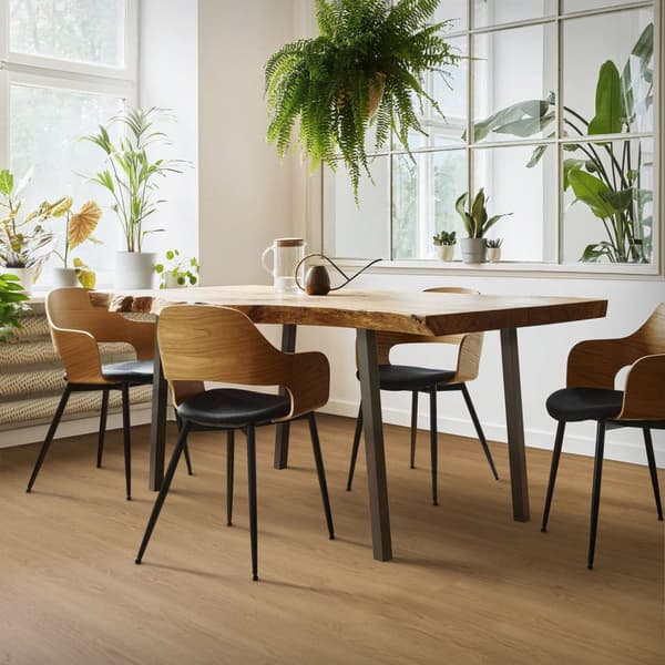 ML-Design sæt med 4 bordben vinklet 72 cm, mørkegrå, industrielt look, pulverlakeret stål, profil 4x4 cm, I-form, møbelben metal 96° hældning,
