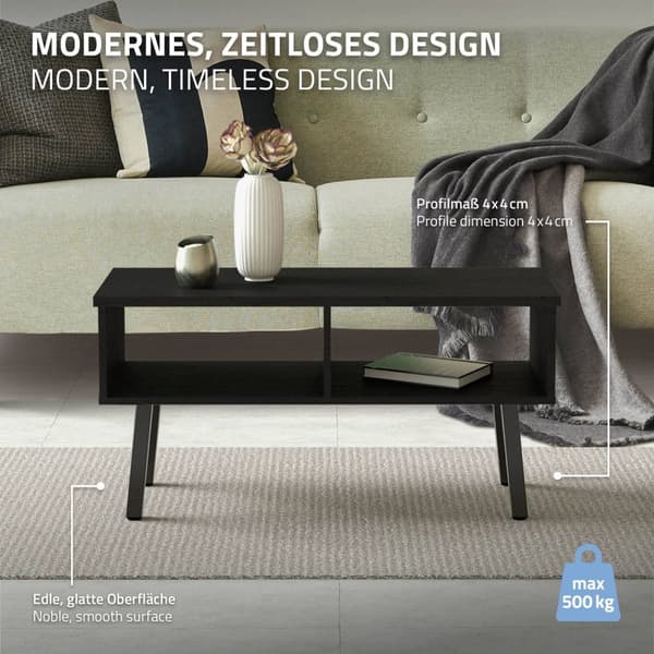 ML-Design set med 4 snedställda bordsben H30 cm, mörkgrå look industriellt tillverkad av pulverlackerat stål, profil 4x4cm, I-form, möbelben metall
