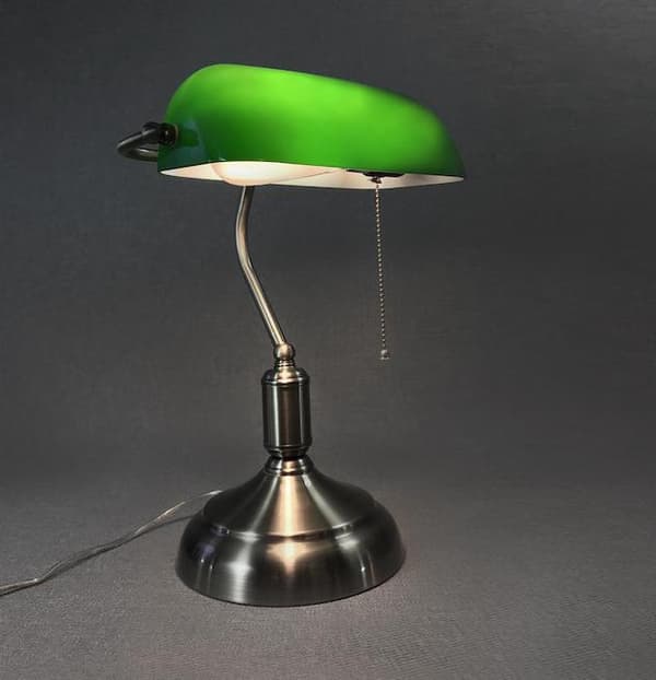 Klassisk Skrivbordslampa "BANKER LAMP"