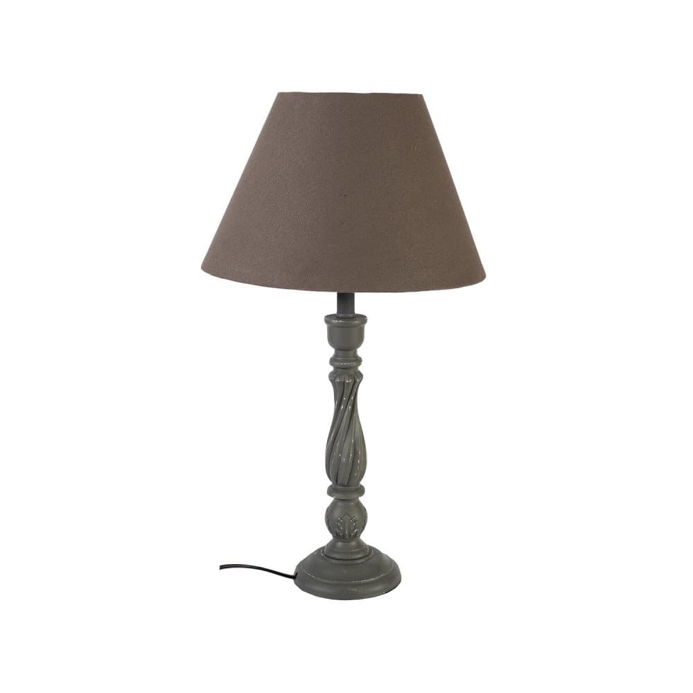 Pöytälamppu VINTAGE, H53cm, antiikinharmaa