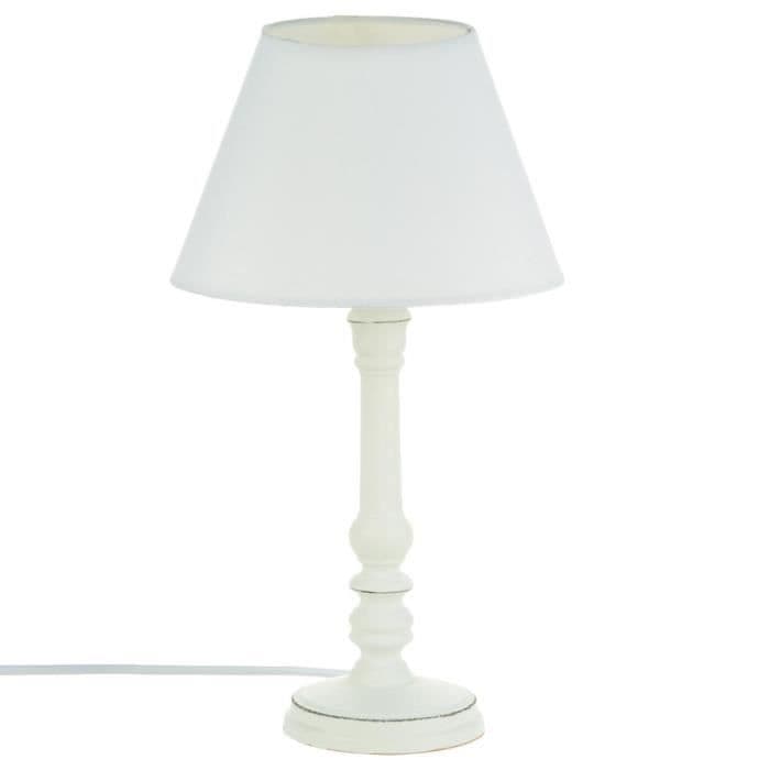 Bordslampa i trä - Ø 20 x H 36 cm