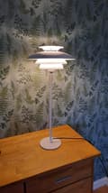 Miniatyrbild 3 av 9: Bordslampa Miriam Vit 65 cm