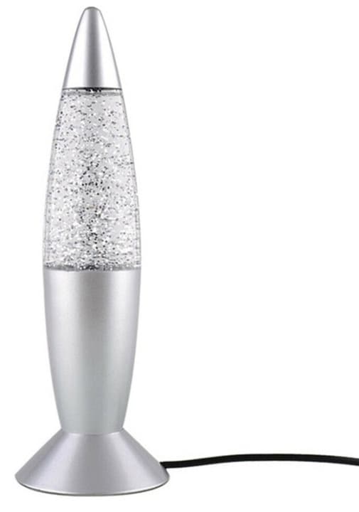 Lavalampa med glitter, lyser i flera olika färger