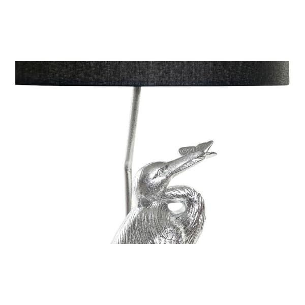 Bordslampa DKD Home Decor Svart Silvrig Harts 60 W 220 V 33 x 33 x 74 cm