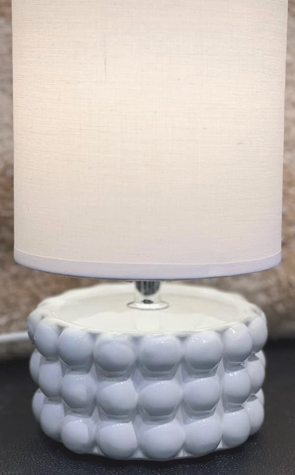 Bordslampa Vit Bubblor 27 cm