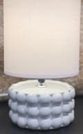 Miniatyrbild 2 av 2: Bordslampa Vit Bubblor 27 cm