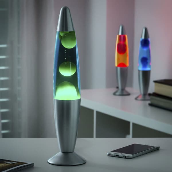 Lavalampa Magla InnovaGoods Grön, Silver, Transparent