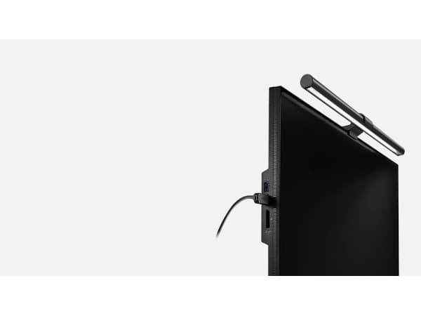 BenQ ScreenBar Halo - Skjermleselampe - LED - klemmemonterbar - 6.5 W - 2700-6500 K - grå
