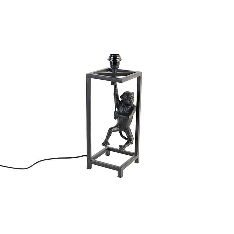 Vintage bordslampa svart - Cage Abe