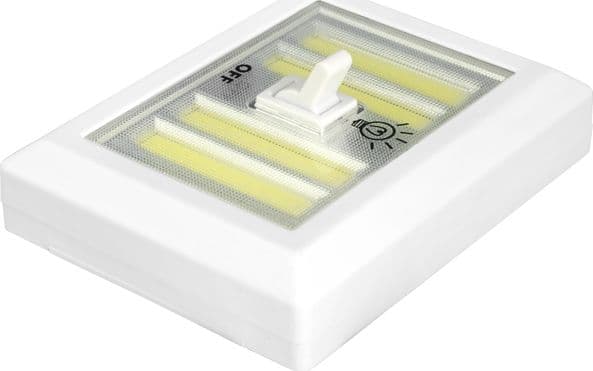 LTC LTC Wall lamp COB 3W LED switch for batteries + magnet/sticker.