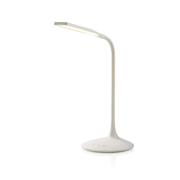 Nedis LED bordlampe | Dimbar | 250 lm | Oppladningsbar | Touch Function | Hvit Hvit
