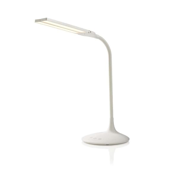 Nedis LED Bordslampa | Dimbar | 280 lm | Uppladdningsbara | Peka på funktion | Vit Vit