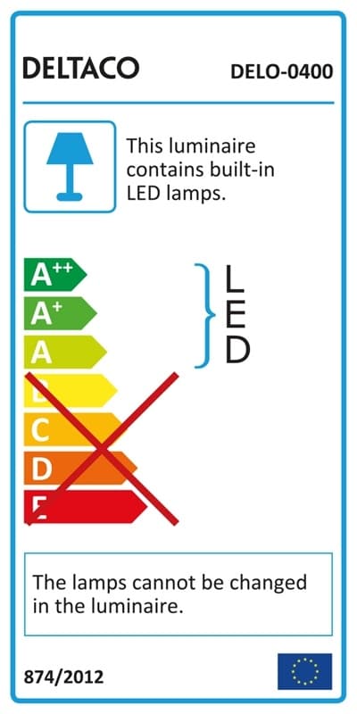 DELTACO OFFICE LED bordlampe, med trådløs hurtiglading, 360lm, hvit