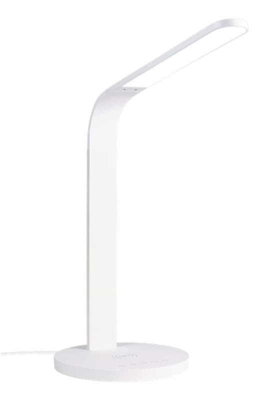 DELTACO OFFICE LED bordlampe med Qi fast charge, timerfunktion, 400lm,