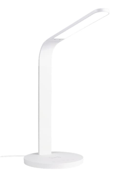 DELTACO OFFICE LED bordslampe med trådløs hurtiglading, 400lm, hvit Hvit
