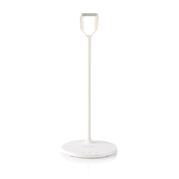 Nedis LED-Pöytävalaisin Langattomalla Latauksella | Himmennin | LED / Qi | 10 W | Himmennyksellä | Kylmä Valkoinen / Lämmin Valkoinen / Luonnonvalkoin