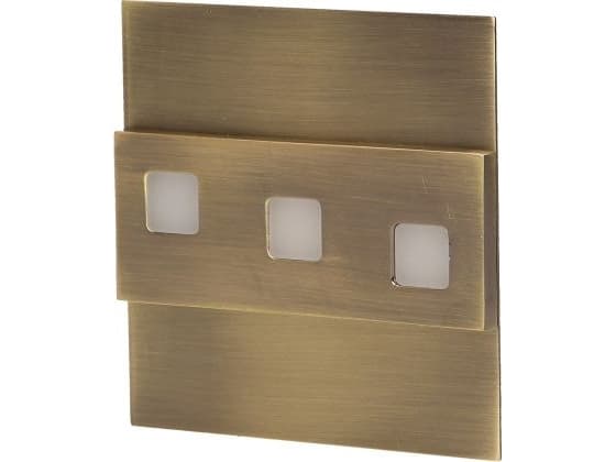 Orno Lepus LED trapphusarmatur i matt mässing (OR-OS-1531L3/BR)