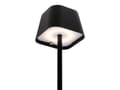 Miniatyrbild 3 av 5: Securit® LED bordlampe GEORGINA, inkl. lynkoblings-ladekabel, sort