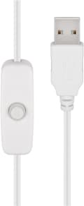 Miniatyrbillede 7 af 8: Goobay Glaskupa med mikro LED mikro-ljusslinga med träplatta, 115 cm USB-kabel, 5 m ljuskedja med 50 mikro-LED i varmvitt (2700 K) och strömbrytare (O