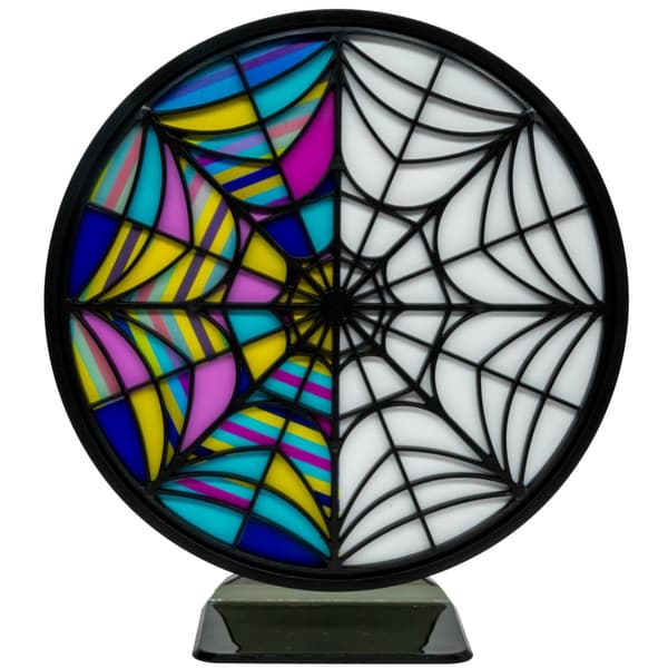 Wednesday Ophelia Hall Window Table Lamp Black/Multicoloured One Size