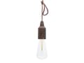 Miniatyrbilde 3 av 5: Securit® LED lamper til parasol COPENHAGEN, ledningsfri og genopladelig, 3 stk., brun