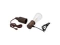 Miniatyrbilde 4 av 5: Securit® LED lamper til parasol COPENHAGEN, ledningsfri og genopladelig, 3 stk., brun