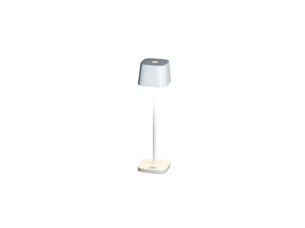 Konstsmide Capri Mini, Utendørs bordbelysning, Hvit, Aluminium, IP54, Terrasse, III Hvit
